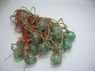 Old Glass Fishing Floats Bundle of 2 5 Balls Japanese