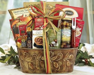  of Italy Gift Basket Appetizers to Dessert Italian Gourmet Food