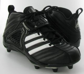 Adidas Pro Intimidate D 3 4 Football Cleat Black White Mens New $100