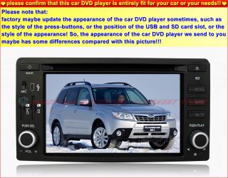 Subaru Forester Car DVD Player GPS Navigation in Dash Stereo Radio