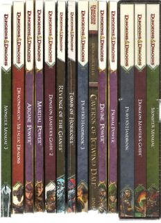  WOTC Dungeons Dragons HB D D Books 4E D20 Multilist