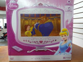Disney Princess 19 LCD Flat Screen Television w Remote Brand New in