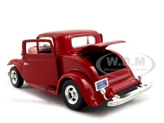 1932 Ford Coupe Red 1 24 Diecast Model Car by Motormax 73251