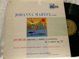  Violin Concerto Johanna Martzy Ferenc Fricsay Decca DG LP