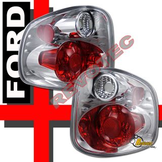 01 02 03 Ford F150 SVT Supercrew Halo Projector Headlights Tail Lights