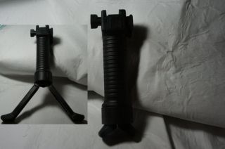 Fore Grip Multipurpose Tactical Foregrip Grip Retractable Bipod Spring