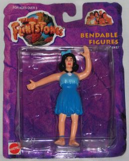 1993 Flintstones Movie Betty Rubble Rosie ODonnell Bendable Action