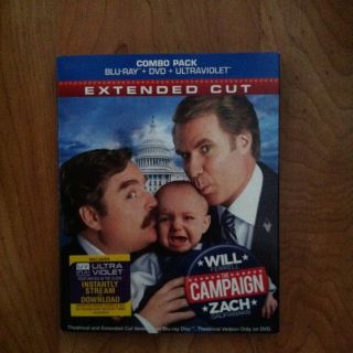 The Campaign Will Ferrell 2012 Blu ray DVD Ultraviolet set NEW