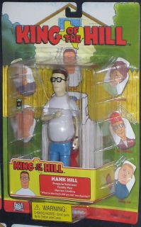 KING OF THE HILL SERIES 1 FIGURES COMPLETE SET HANK, PEGGY, DALE BILL