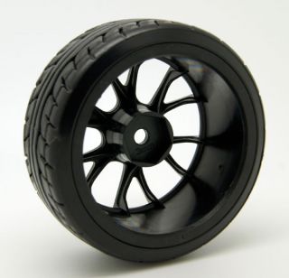 RC Drift Rubber Tires Tyre Plastic Wheel Rim 110 On Road Car
