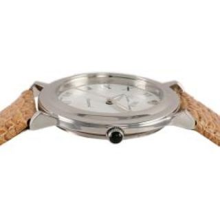 Lucien Piccard Womens Diamond Tan Leather Watch 280268T