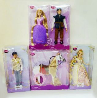 Disney Store Tangled Rapunzel Flynn Ryder Prince Wedding Maximus