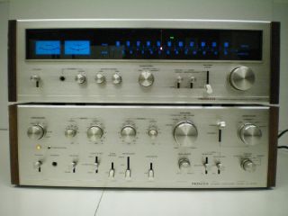  PIONEER TX 9100 AM/FM Stereo Tuner & VINTAGE PIONEER SA 9100 AMPLIFIER