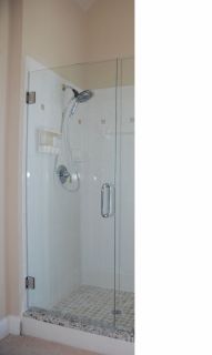 26 Tempered Frameless Glass Shower Doors 3 8 Hinges and Handles Free