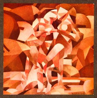  Spring Orange Cubism Abstract Francis Picabia Figures Movement