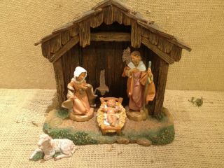 Fontanini Nativity Set 4 PC Set with Stable 5 Figures