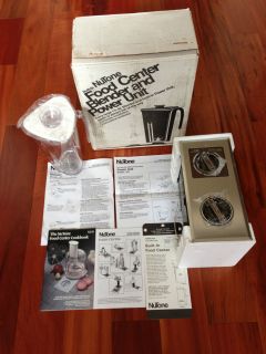 Nutone Food Center 251SS Power Unit 272 Blender Brand New In Box
