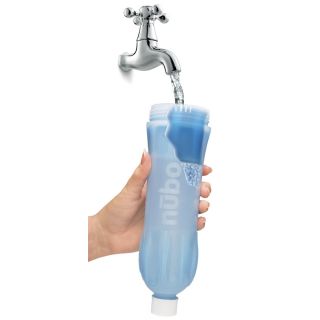 Nubo Reusable Filter Water Bottle 18 ounce for Camping Hiking