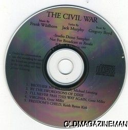 The Civil War by Frank Wildhorn Studio Demo Sampler CD