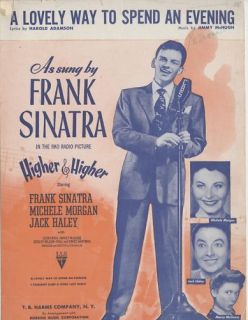 Frank Sinatra 40s Sheet Music A Lovely Way to Spend