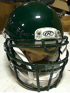 Rawlings NRG Impulse Green Football Helmet Adult Large New