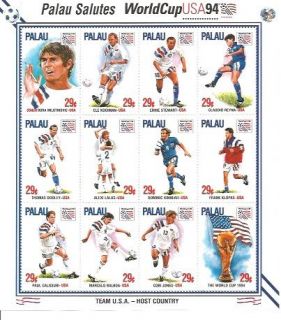 Palau World Cup Football 3 Sheets of 12 Stamps 16D 015