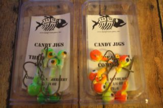 DEADFISH Candy Jigs 1 4 oz 12 Ct Fishing Lot Jig Heads