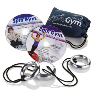 Forbes Riley Silver Spingym Upper Body Shaper with 2 Workout DVDs