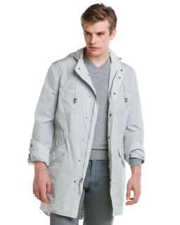 mouse over image to zoom hickey freeman silver hooded parka $ 395