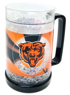 Chicago Bears Freezer Mug 16oz Beverage Beer Cooling Cup