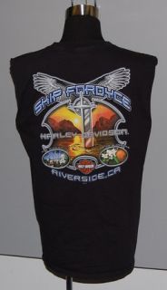 Harley Davidson Skip FORDYCE Riverside T Shirt Mens XL