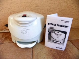 George Foreman GV5 Roaster and Contact Cooker with Manual