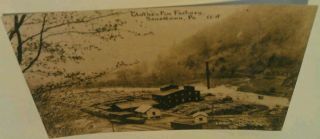 Old Sonestown Pa Clothes Pin Factory Log Piles Sullivan County