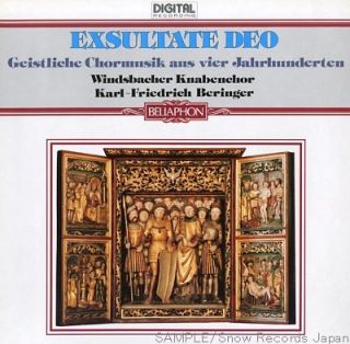 12 1225 034 Beringer Karl Friedrich Exsultate Deo Geistliche Chormusik