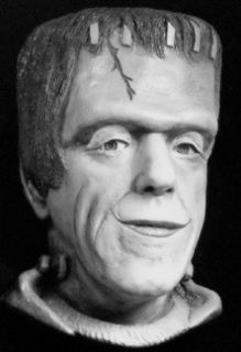 Herman Munster Fred Gwynne Munsters Life Mask Sculpture