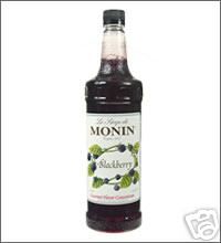 Monin Blackberry Flavored Syrup Case of 4 1 Liters