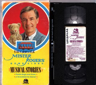 Mister Rogers Home Video Musical Stories VHS 1988 Neighborhood