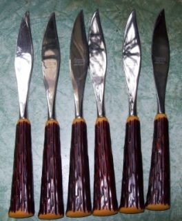 Fleetwood Designer Stainless Steel Set of 6 Steak Knives for the