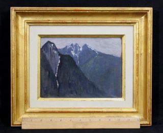 Antique Cape Cod Frederick Waugh Oil Painting Jervis Inlet Canada