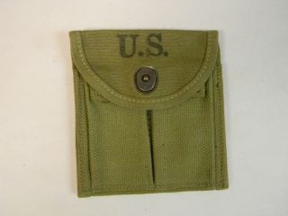 US GI WWII M1 CARBINE STOCK POUCH S. FROEHLICH CO. DATED 1943