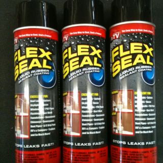 Flex Seal Spray Liquid Rubber Lot of 3