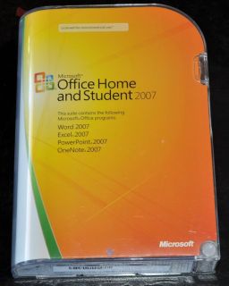 Microsoft Office Home and Student 2007 3 License Word Excel PowerPoint