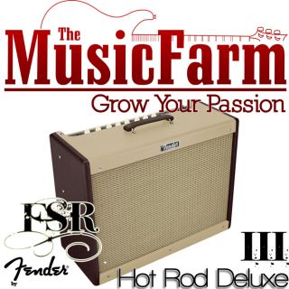 Fender FSR Hot Rod Deluxe Guitar Combo Amplifier Amp   Limited Wine