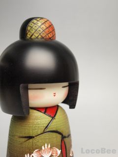 Japanese Wooden Kokeshi Doll by Fujikawa Izumino Dolls