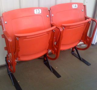 Atlanta Fulton County Stadium Seats ATL Braves Red