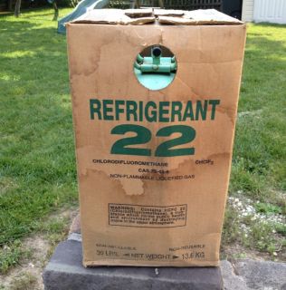 Freon Refrigerant 22 R 22 Can Gross Weight 30 lb 15 Oz