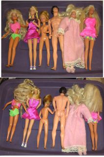 BIG Barbie Lot 1973 Furniture Shoes Accessories Ken Francie Skipper