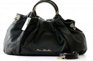 Love Moschino Satchel Black Leather Handbag JC4029PP0VLC0000