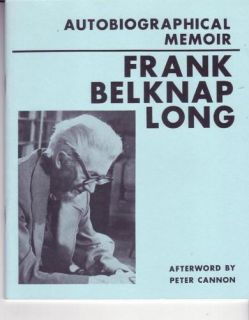 Necronomicon Press Frank B Long Autobiographical Memoir