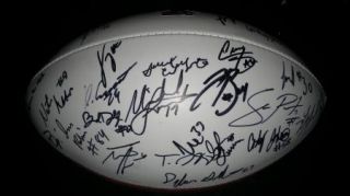 2012 Texas A&M Aggies team signed football  CERTIFICATE   PROOF 